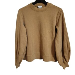 Ganni Tan Sweatshirt